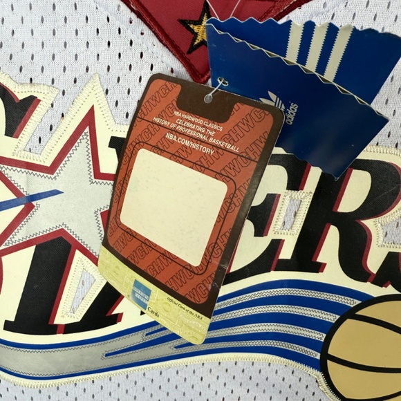 New wTag Addis Iverson 3 White Jersey M +2 Philadelphia 76ers Perfect Gift - Picture 8 of 13